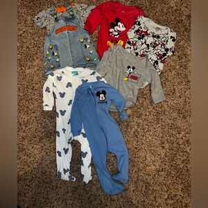 Disney Baby, 3-6 month, Mickey Mouse lot of clothes.